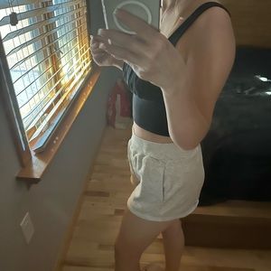 Hollister light grey shorts